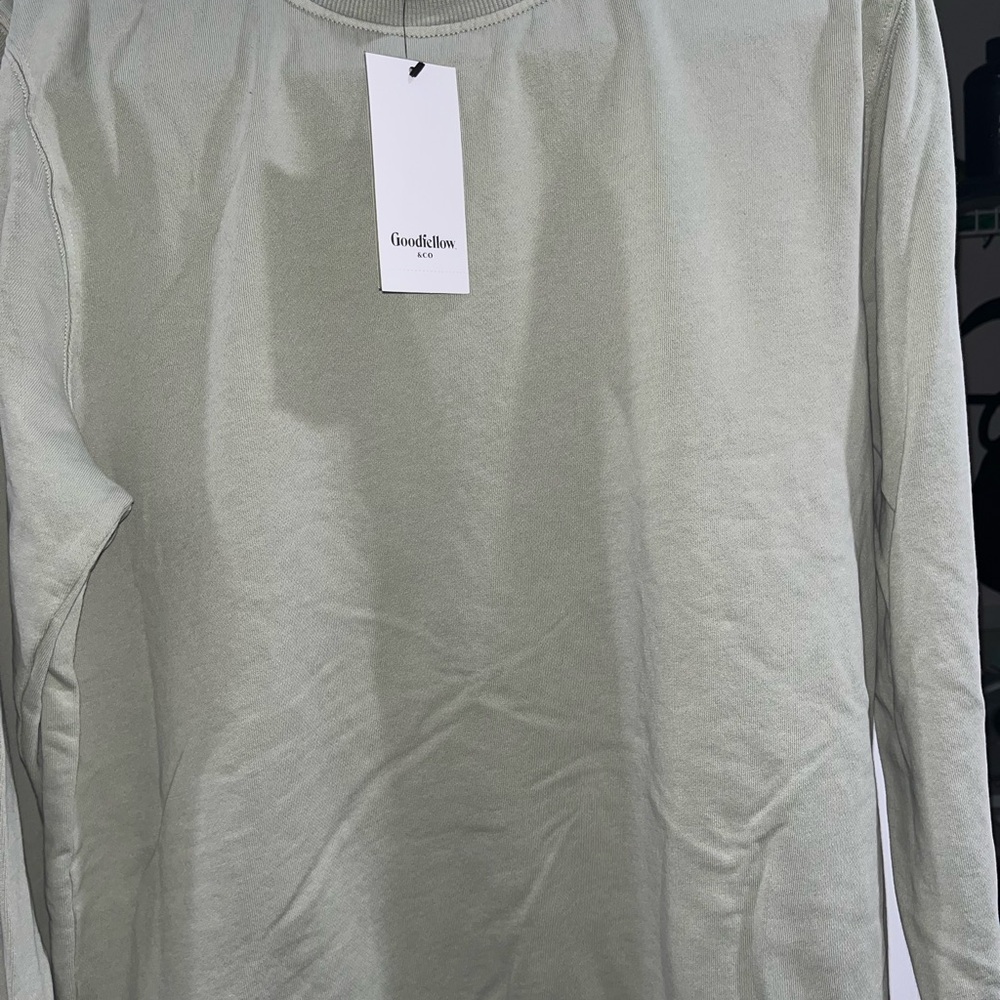 Goodfellow & Co Sage Green Crew Neck Shirt
